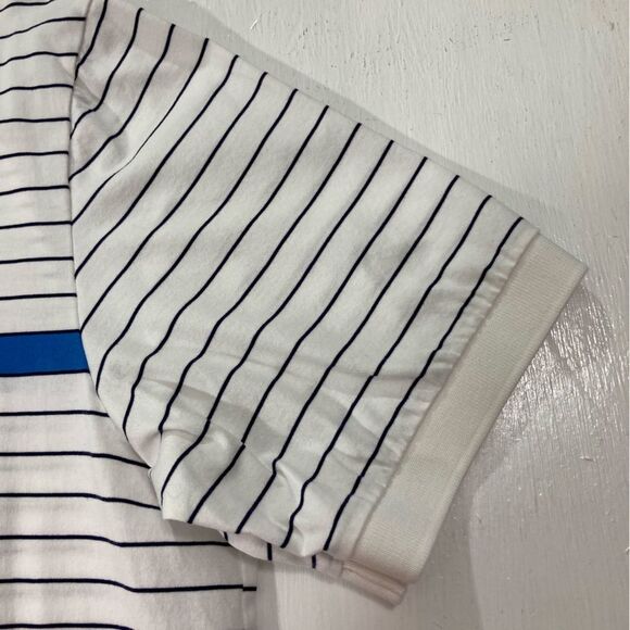 Polo Ralph Lauren Men’s L Blue Striped Golf Polo Shirt Casual Athleisure - Picture 4 of 8